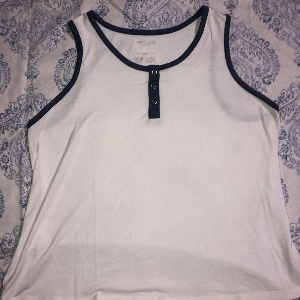 Casual White Tank Top